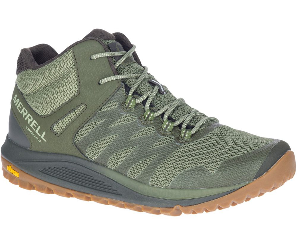 Tenis Homem - Merrell Nova 2 Mid Waterproof - Verde Oliva - AFT304285